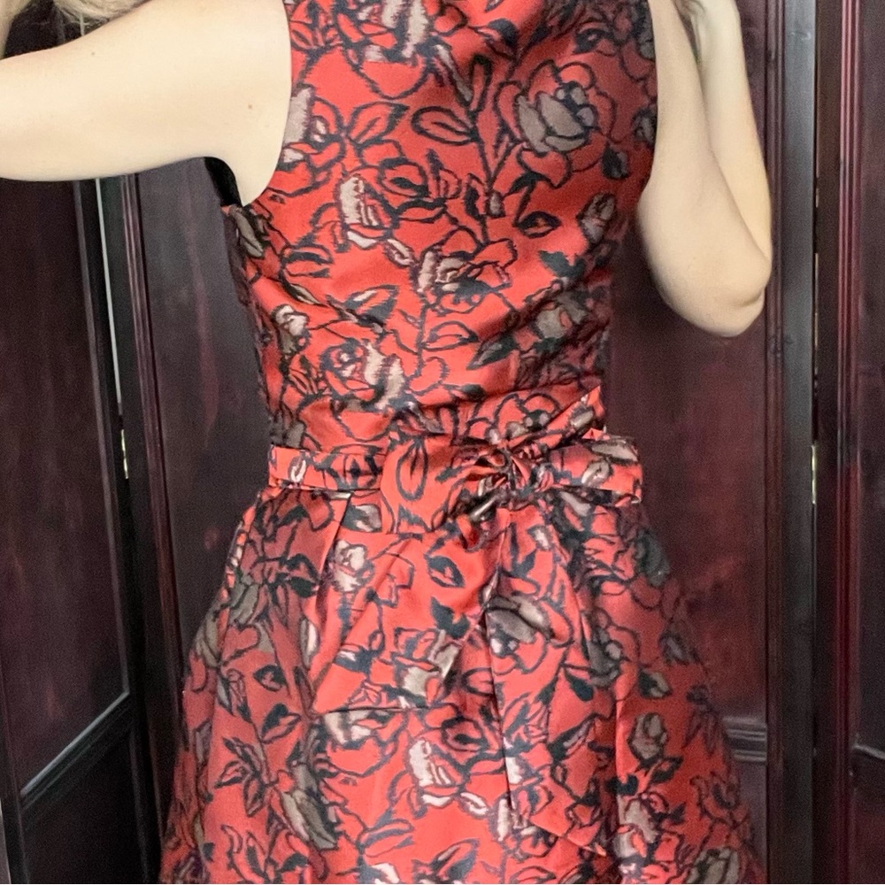 Great for Christmas Party - 🎊 Eva Franco Deep Red dress! Size 2. - Picture 6 of 11